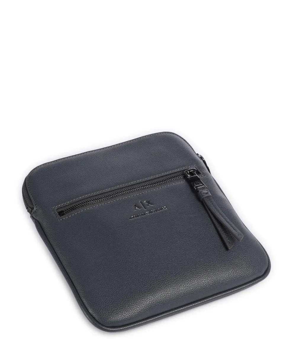 Dino Umhängetasche Lederimitat dunkelgrau