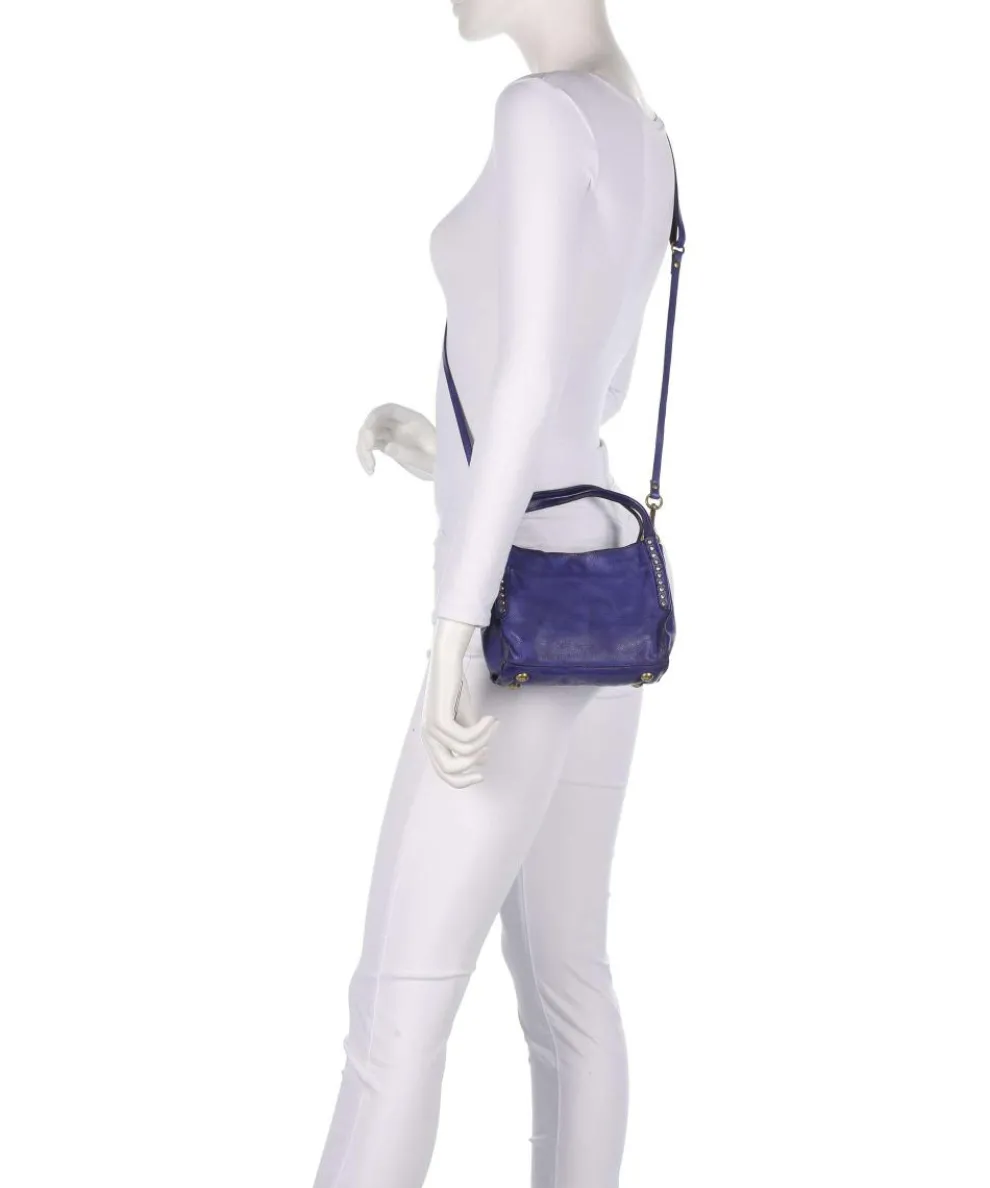 Umhängetasche fein genarbtes Rindsleder dunkelblau