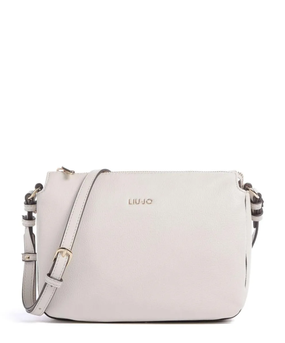 Caliwen M Umhängetasche Lederimitat elfenbein