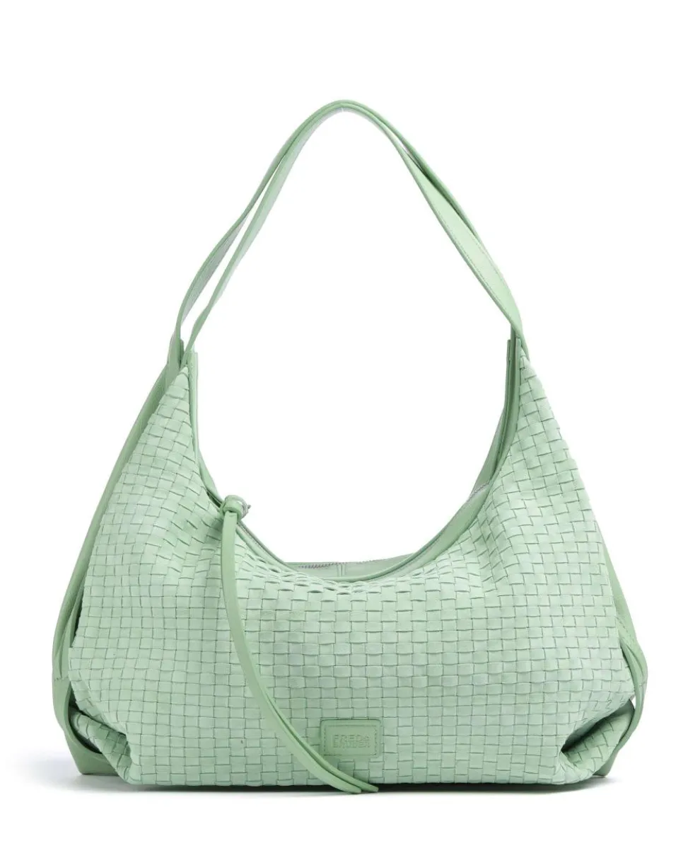 Weave Harmony Schultertasche Schafsleder mintgrün