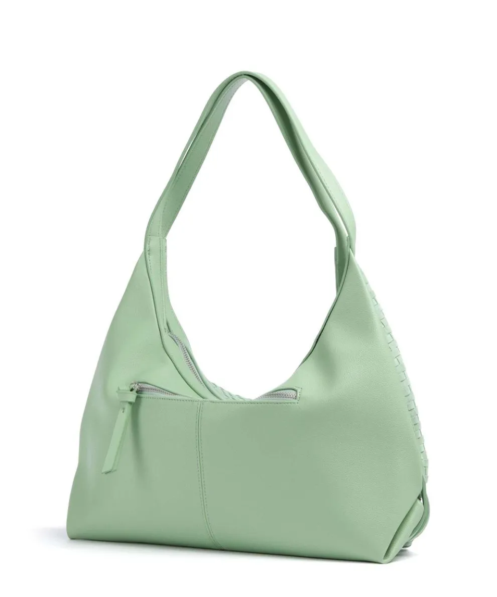 Weave Harmony Schultertasche Schafsleder mintgrün