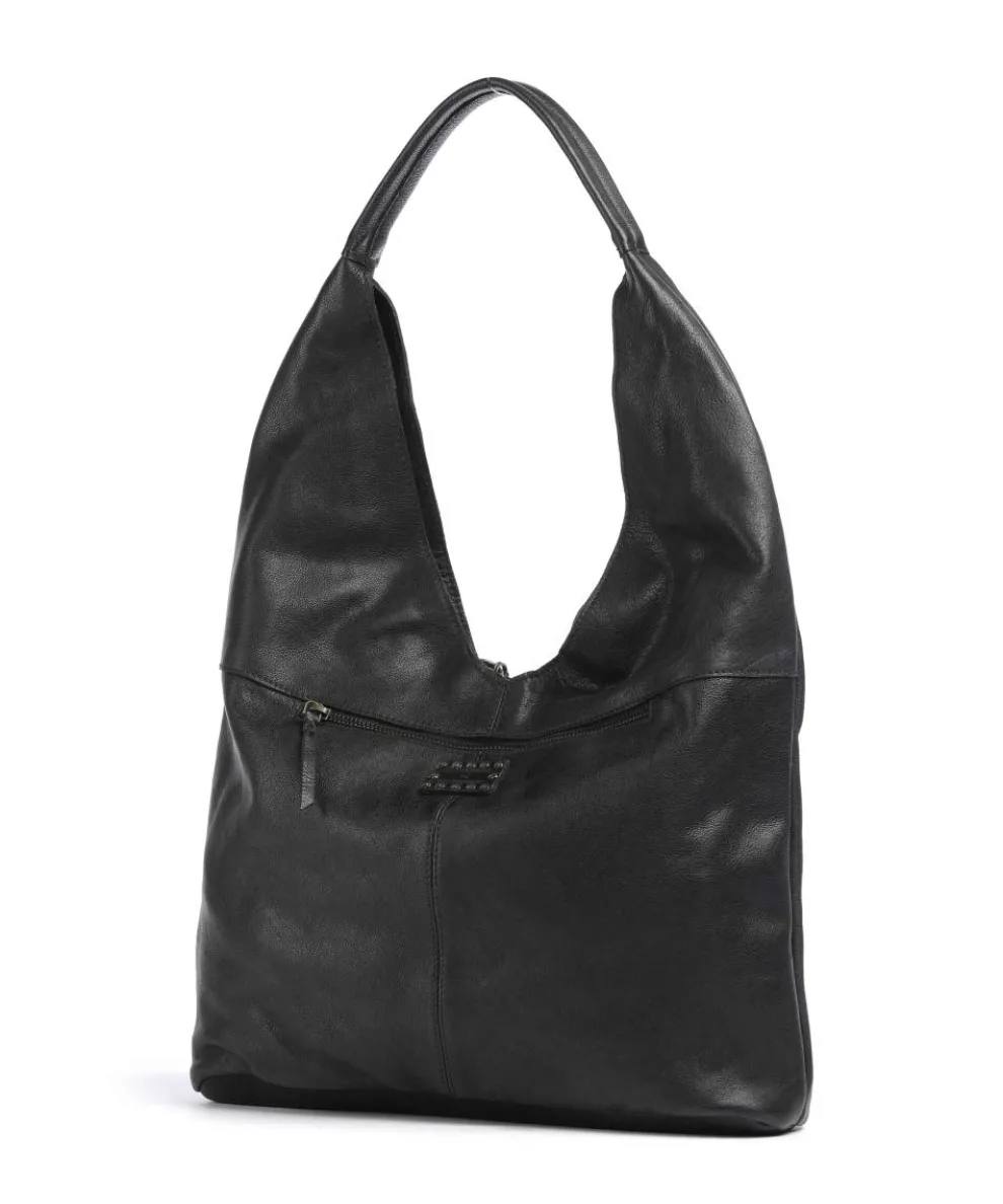 Lachnerstrasse 5 Shopper genarbtes Rindsleder schwarz