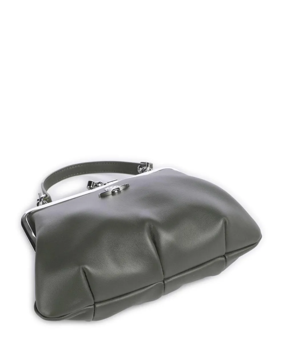 Granny Frame Nappa Umhängetasche Lammleder khaki