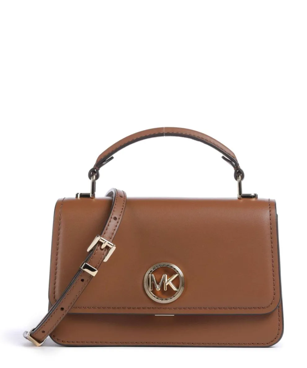 Delancey Umhängetasche fein genarbtes Rindsleder braun