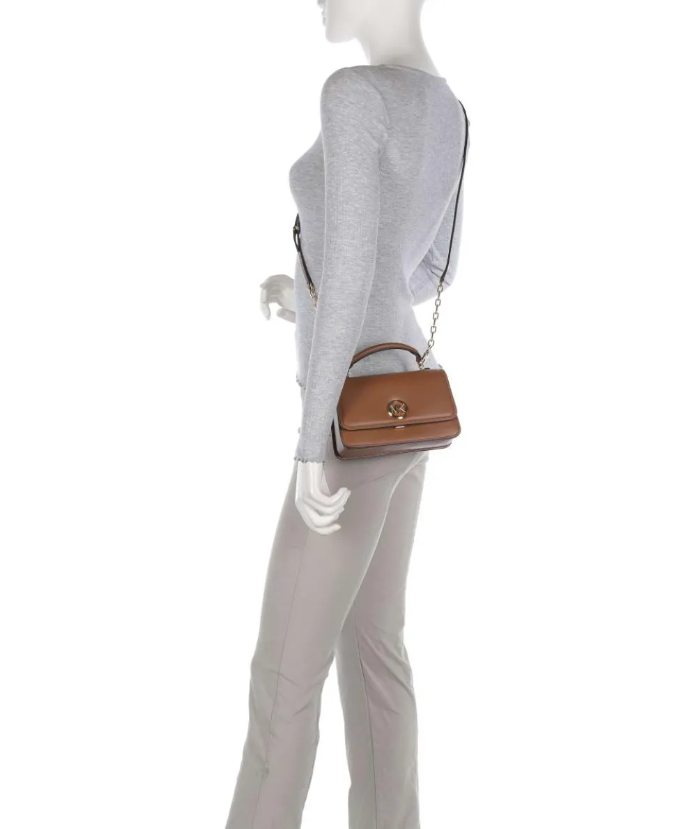 Delancey Umhängetasche fein genarbtes Rindsleder braun