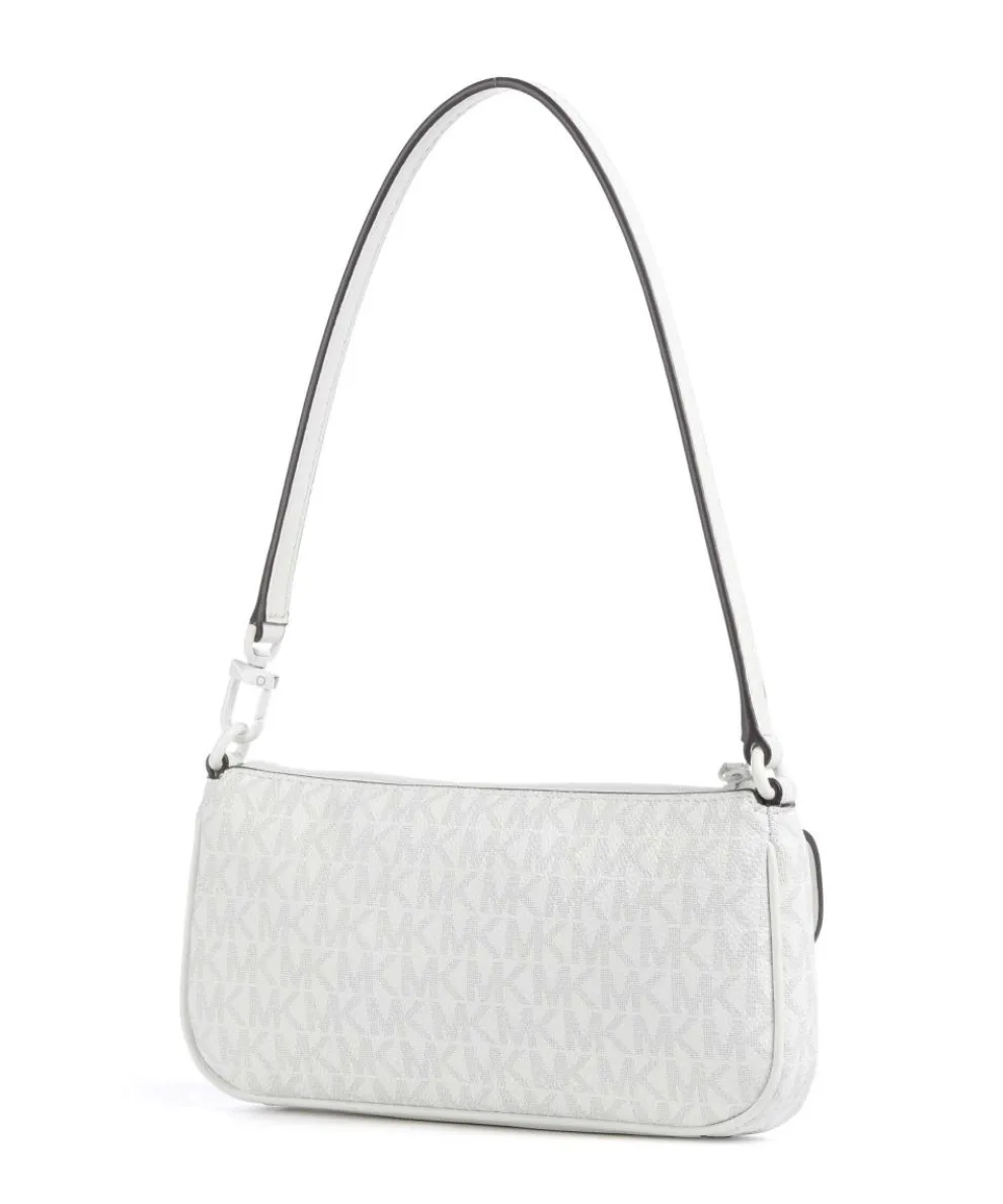 Zoe Small Schultertasche Lederimitat weiß