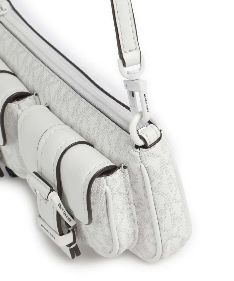 Zoe Small Schultertasche Lederimitat weiß