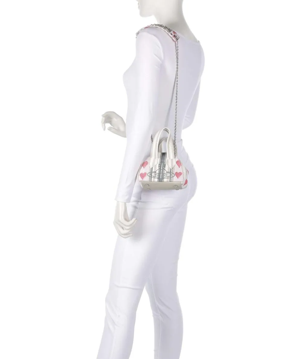 Archive Linen Heart Stripes Mini Umhängetasche Textil mehrfarbig