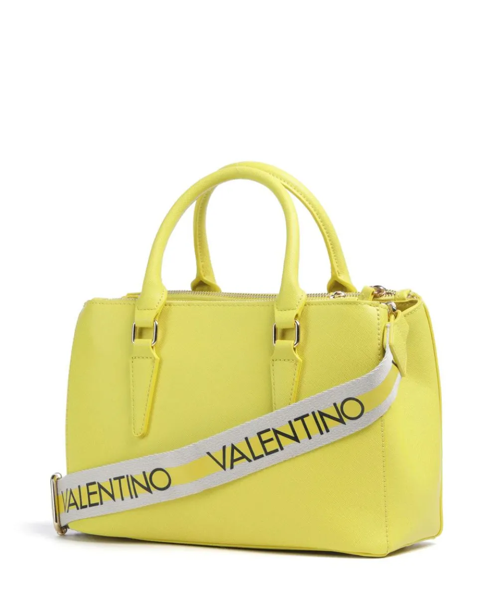 Zero Re Handtasche Lederimitat gelb