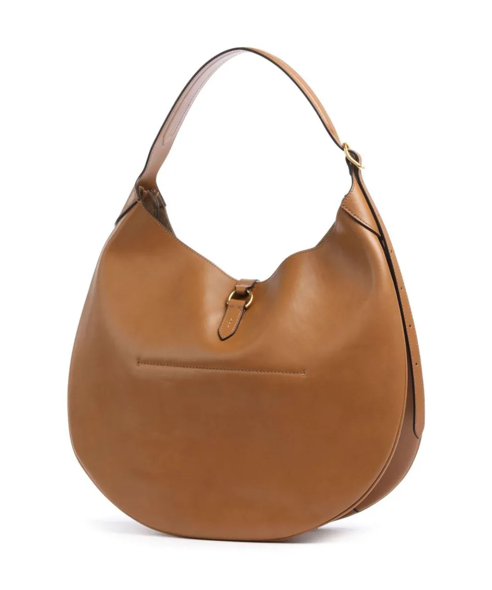 ID Collection Medium Beuteltasche fein genarbtes Rindsleder tan