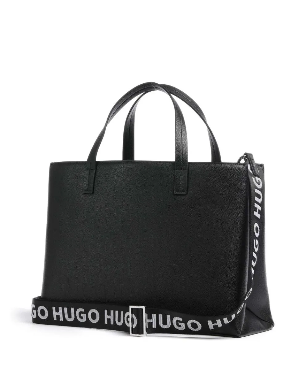 Bel Handtasche Lederimitat schwarz