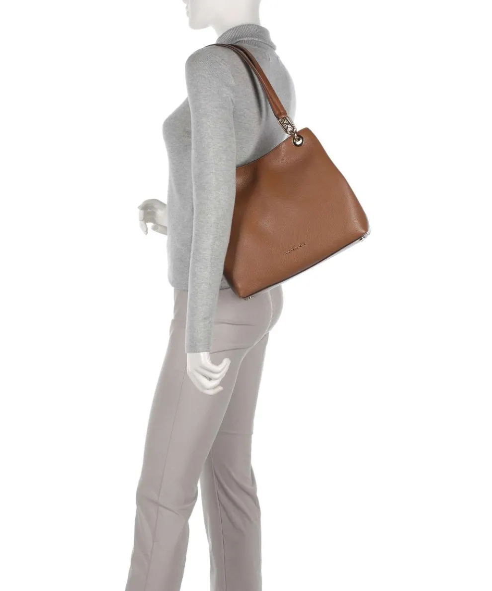 Kensington Large Beuteltasche genarbtes Rindsleder braun