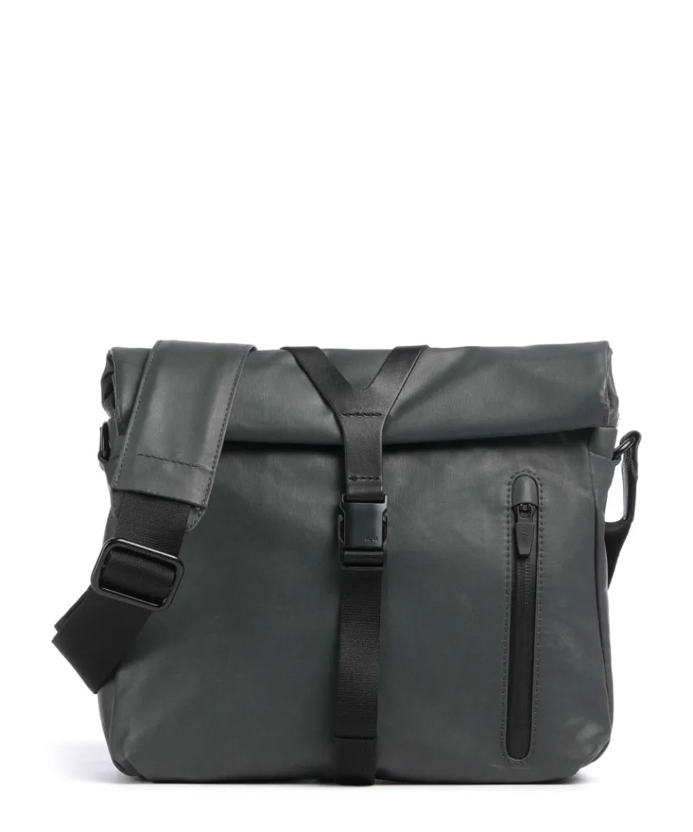 Japan RE Seki RE Umhängetasche recyceltes Nylon dunkelgrau