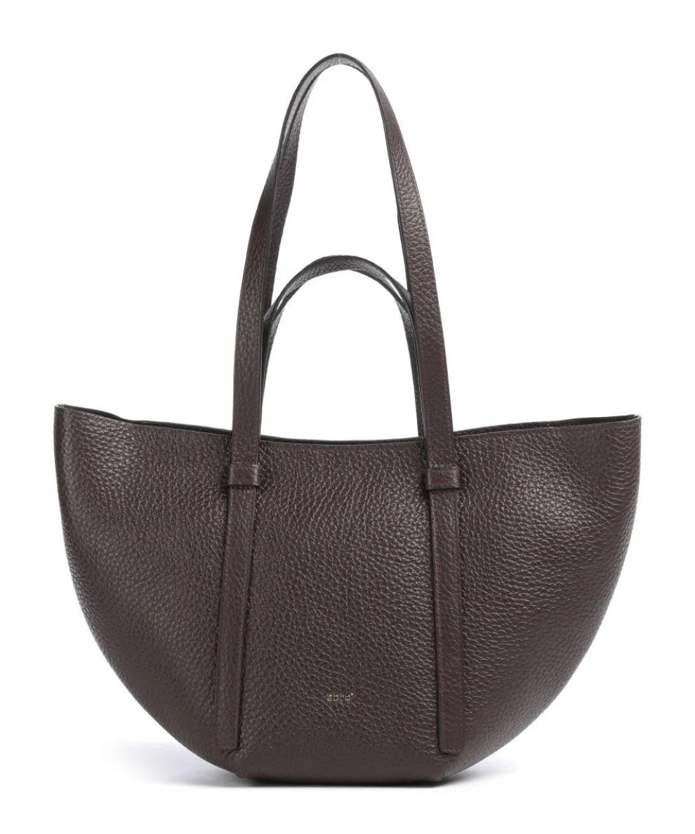 Tekla Cosmo Medium Shopper genarbtes Leder wein