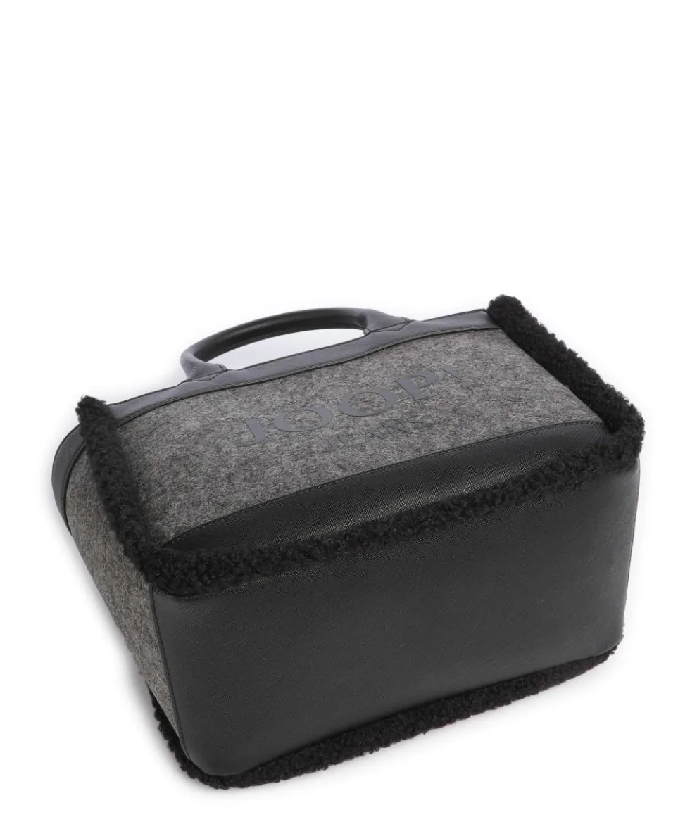 Jeans Calduccio Yvette Handtasche Lederimitat, Polyester, Textil schwarz