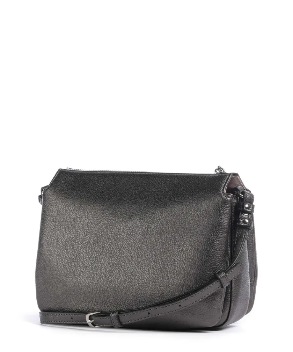 Caliwen M Umhängetasche Lederimitat anthrazit