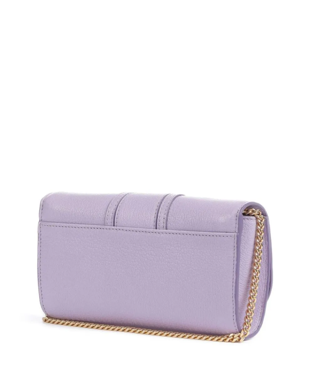 Hana Umhängetasche genarbtes Ziegenleder violett