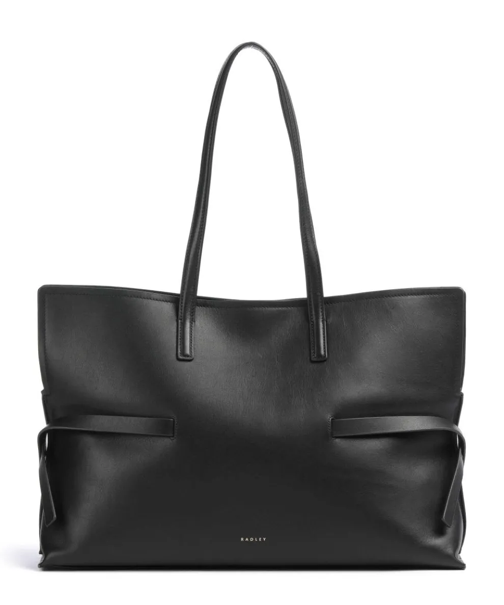 Fleet Street Shopper fein genarbtes Rindsleder schwarz