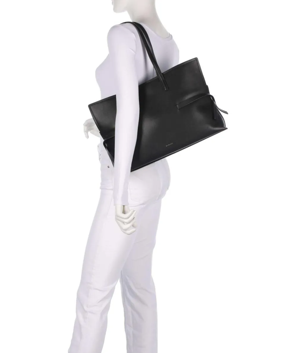 Fleet Street Shopper fein genarbtes Rindsleder schwarz