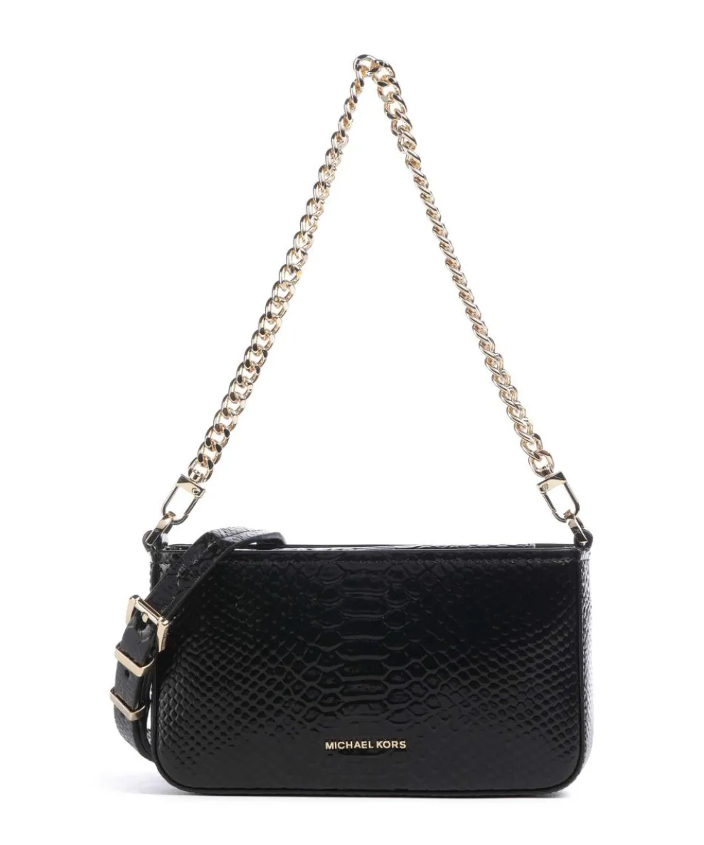 Bryant Small Schultertasche geprägtes Rindsleder schwarz