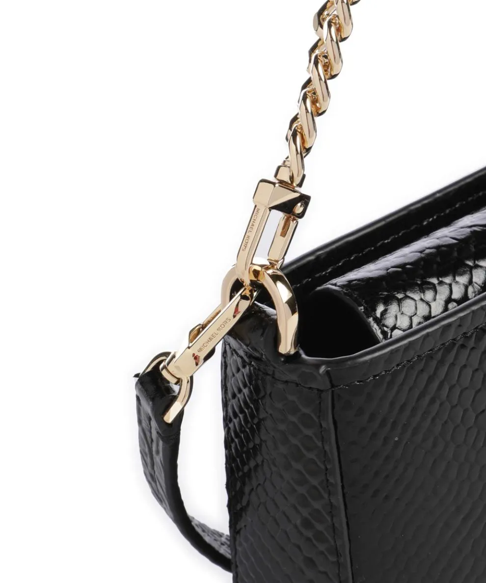 Bryant Small Schultertasche geprägtes Rindsleder schwarz