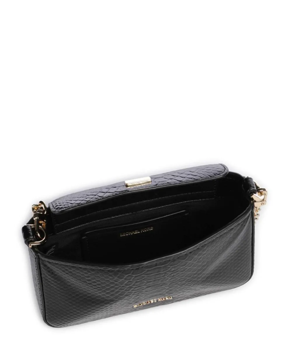 Bryant Small Schultertasche geprägtes Rindsleder schwarz