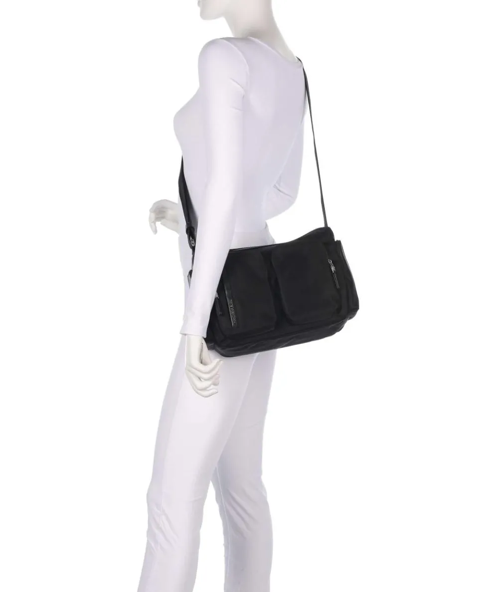 Hunter Umhängetasche Nylon schwarz