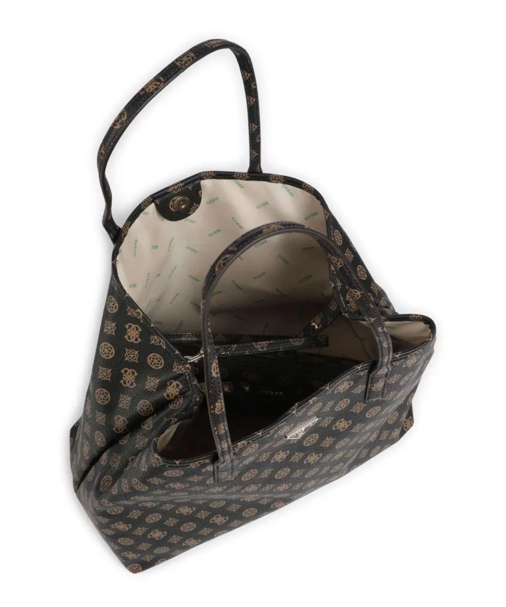 Victtoria Eco Shopper Lederimitat dunkelbraun