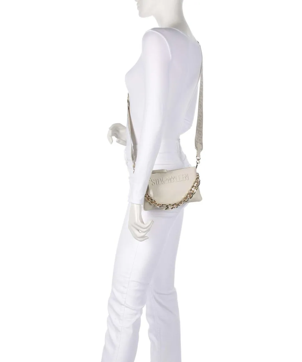 BNICCO Umhängetasche Lederimitat elfenbein