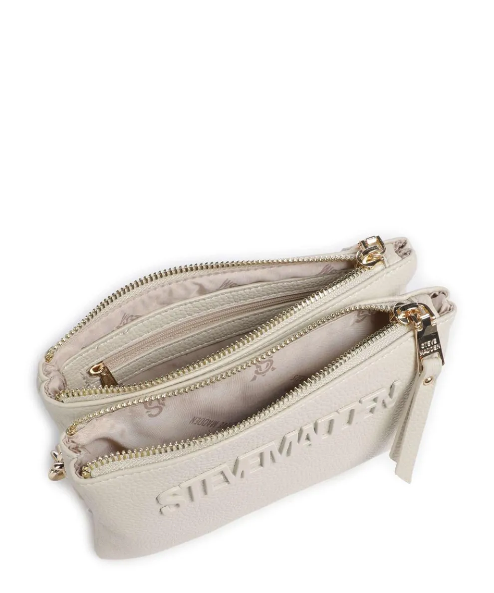 BNICCO Umhängetasche Lederimitat elfenbein