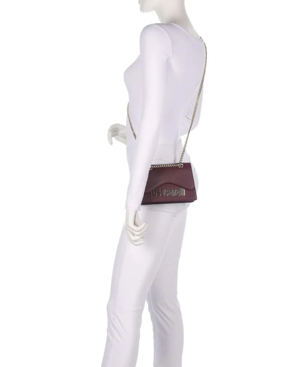 Schultertasche Lederimitat wein