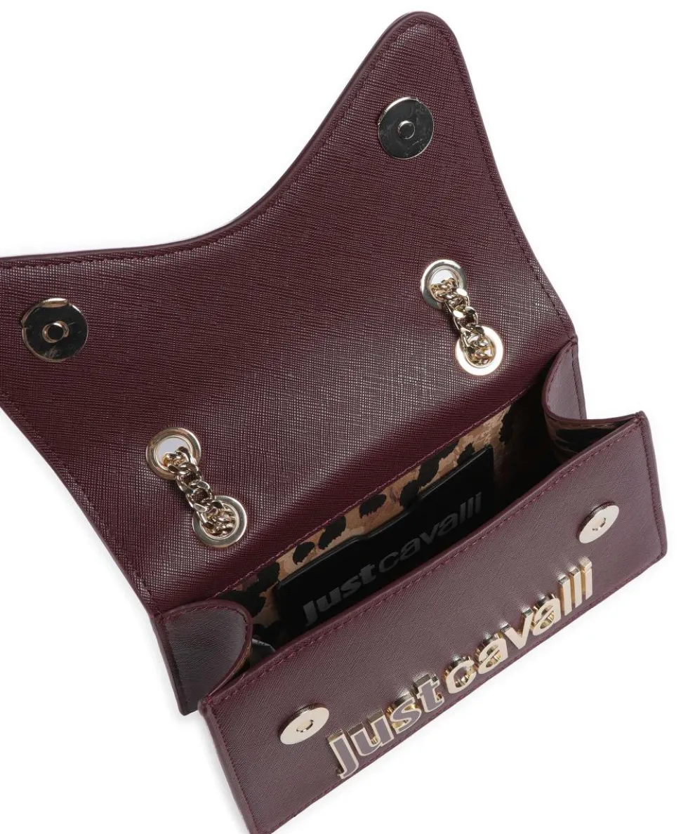 Schultertasche Lederimitat wein