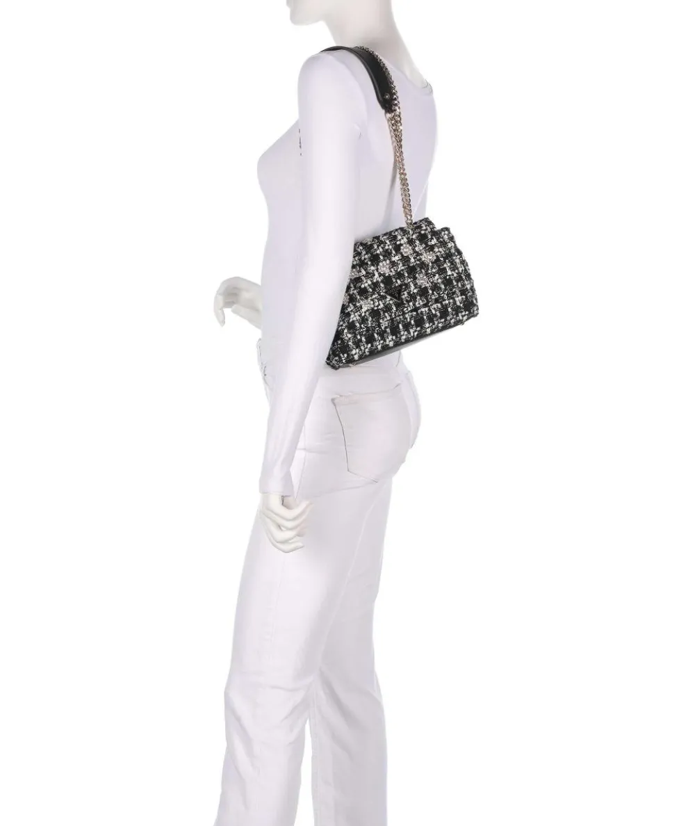 Everlee Schultertasche Textil schwarz/weiß