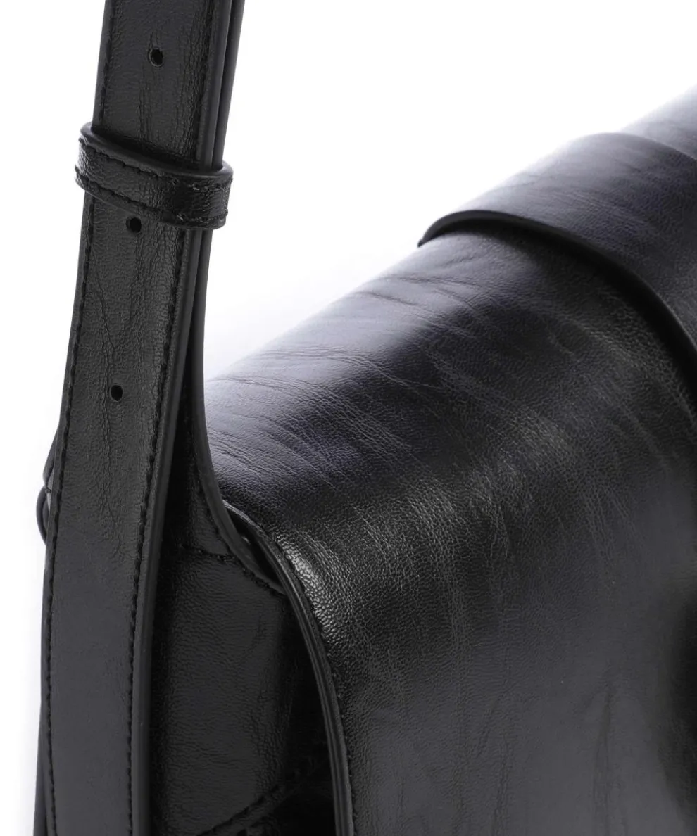 BCELENA Schultertasche Lederimitat schwarz