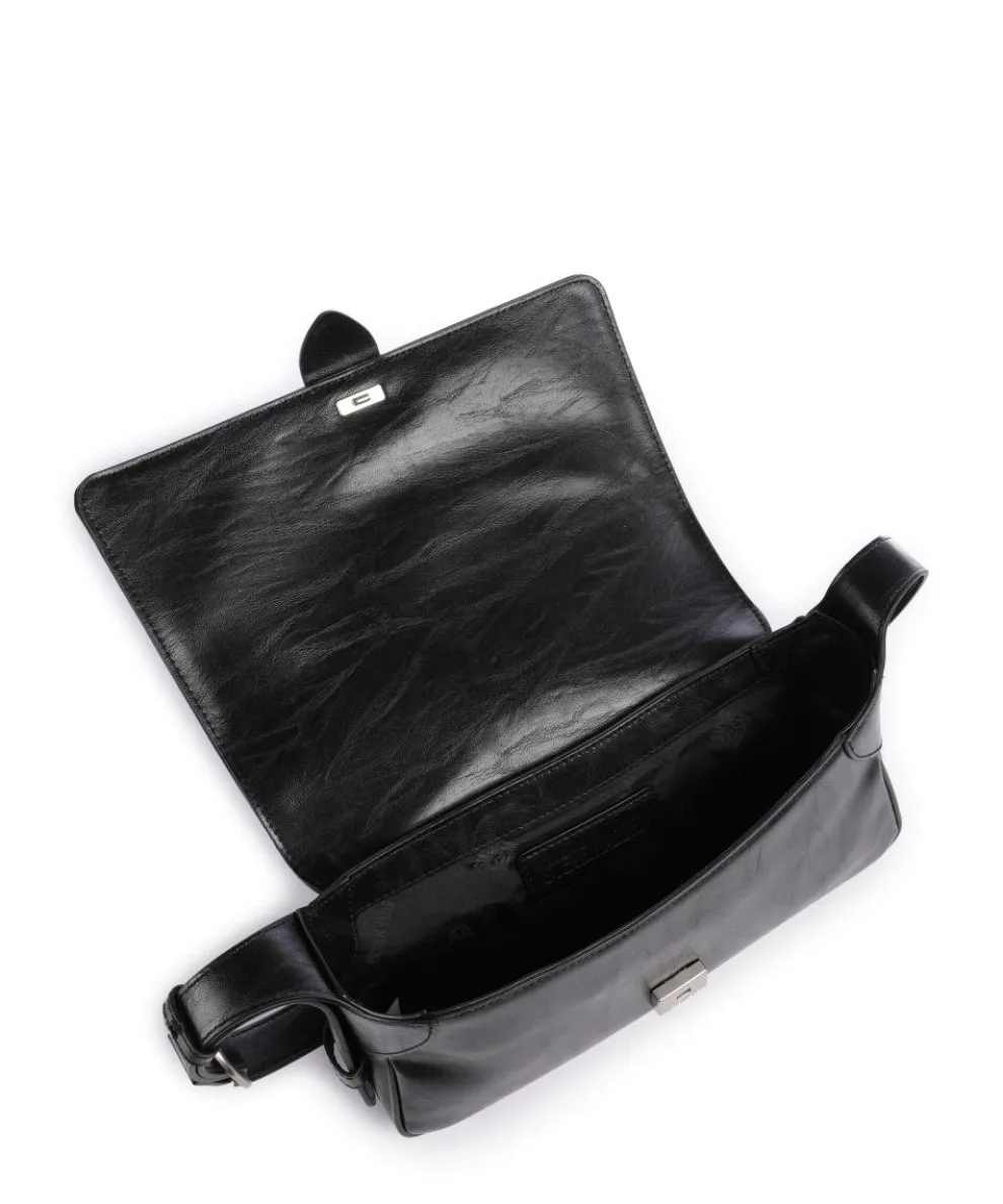 BCELENA Schultertasche Lederimitat schwarz