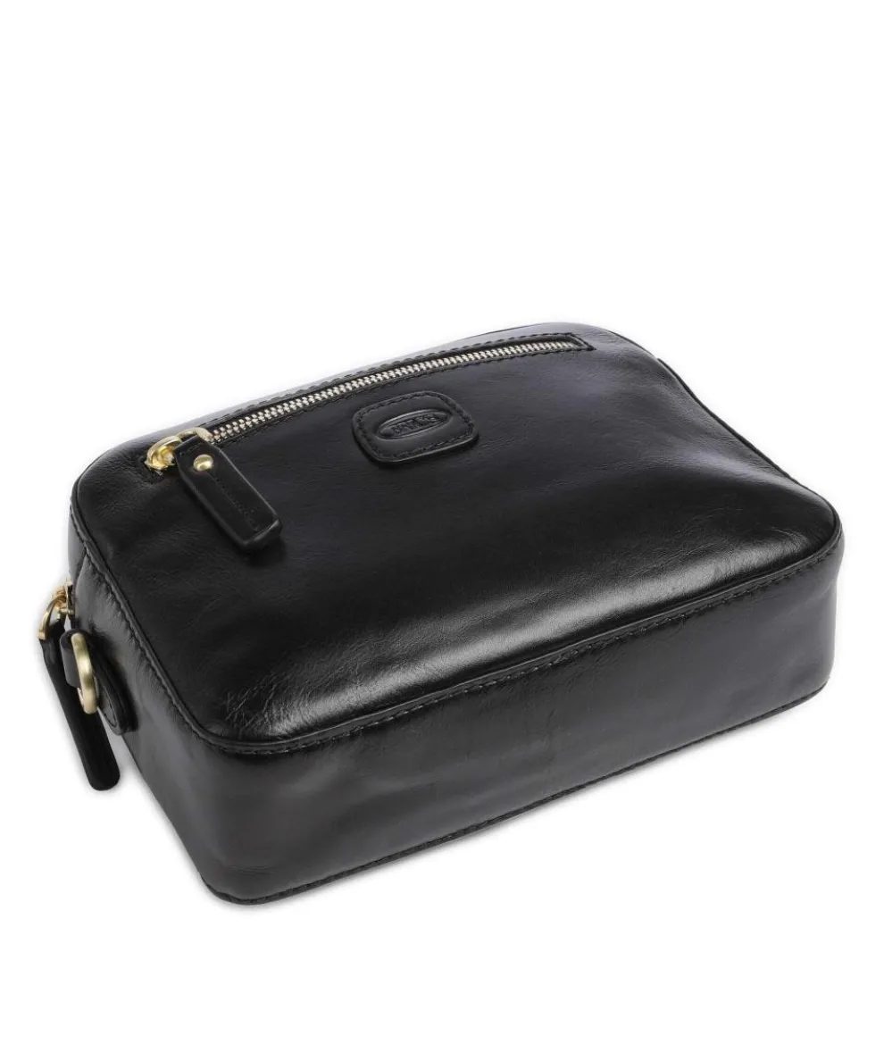 Volterra Modell Umhängetasche fein genarbtes Leder schwarz