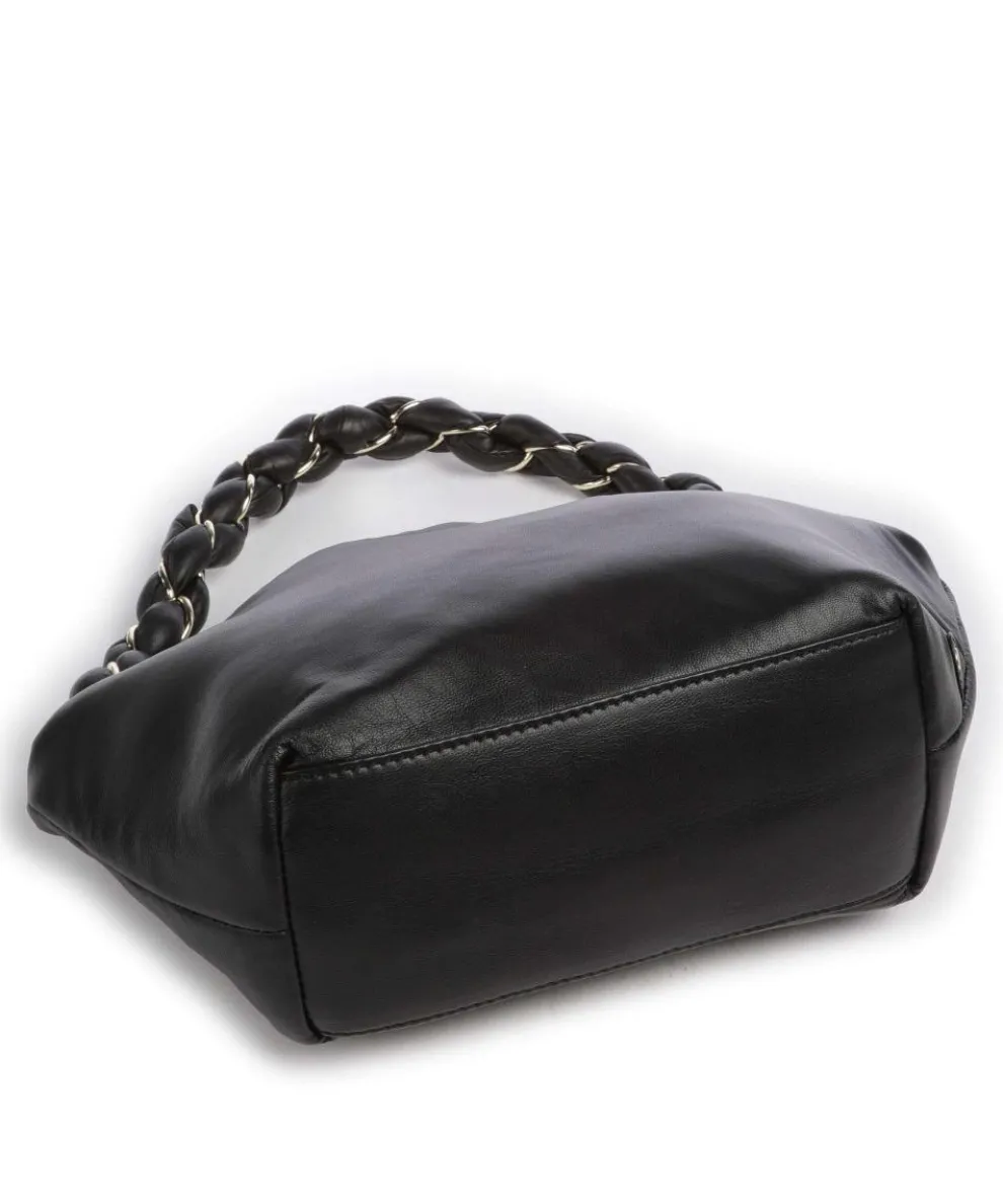 Twisted Tale Schultertasche Schafsleder schwarz