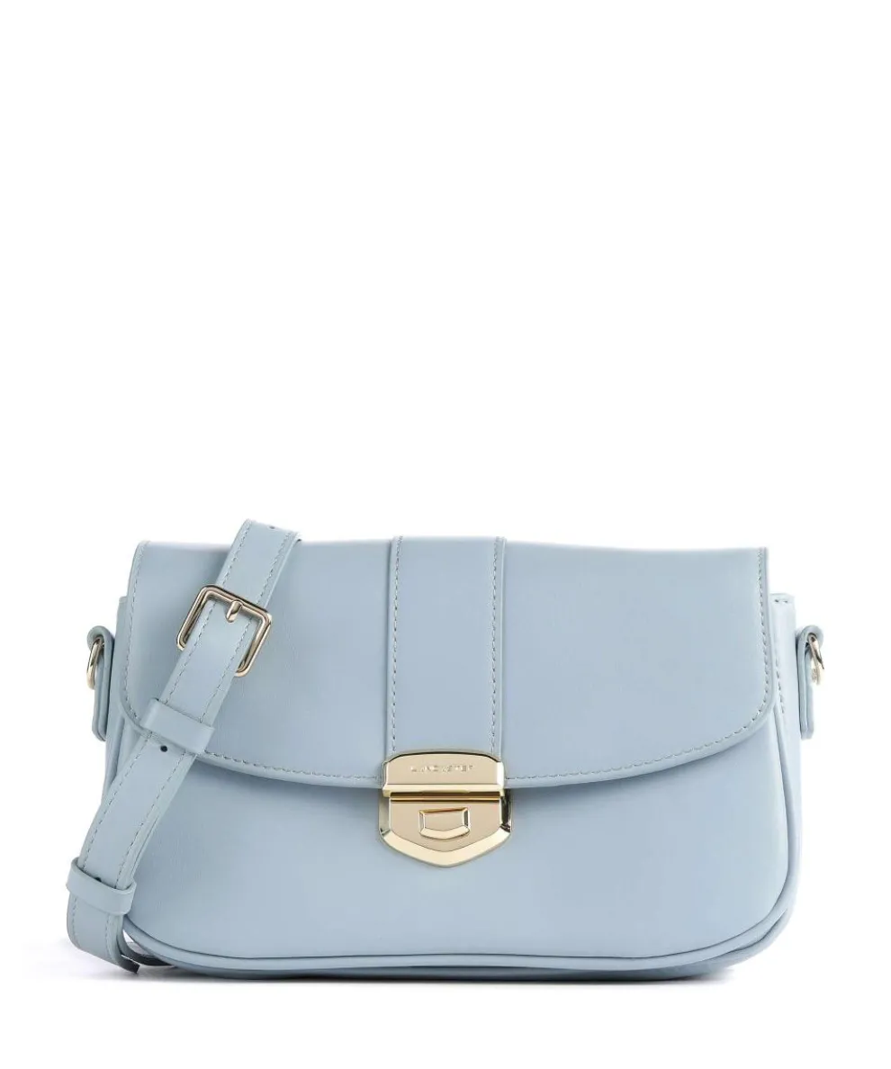 Donna Fia Umhängetasche fein genarbtes Rindsleder hellblau