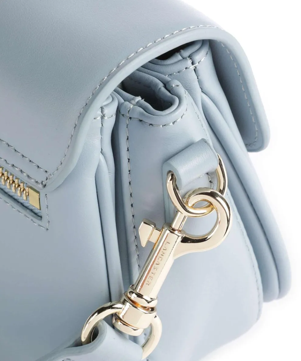 Donna Fia Umhängetasche fein genarbtes Rindsleder hellblau