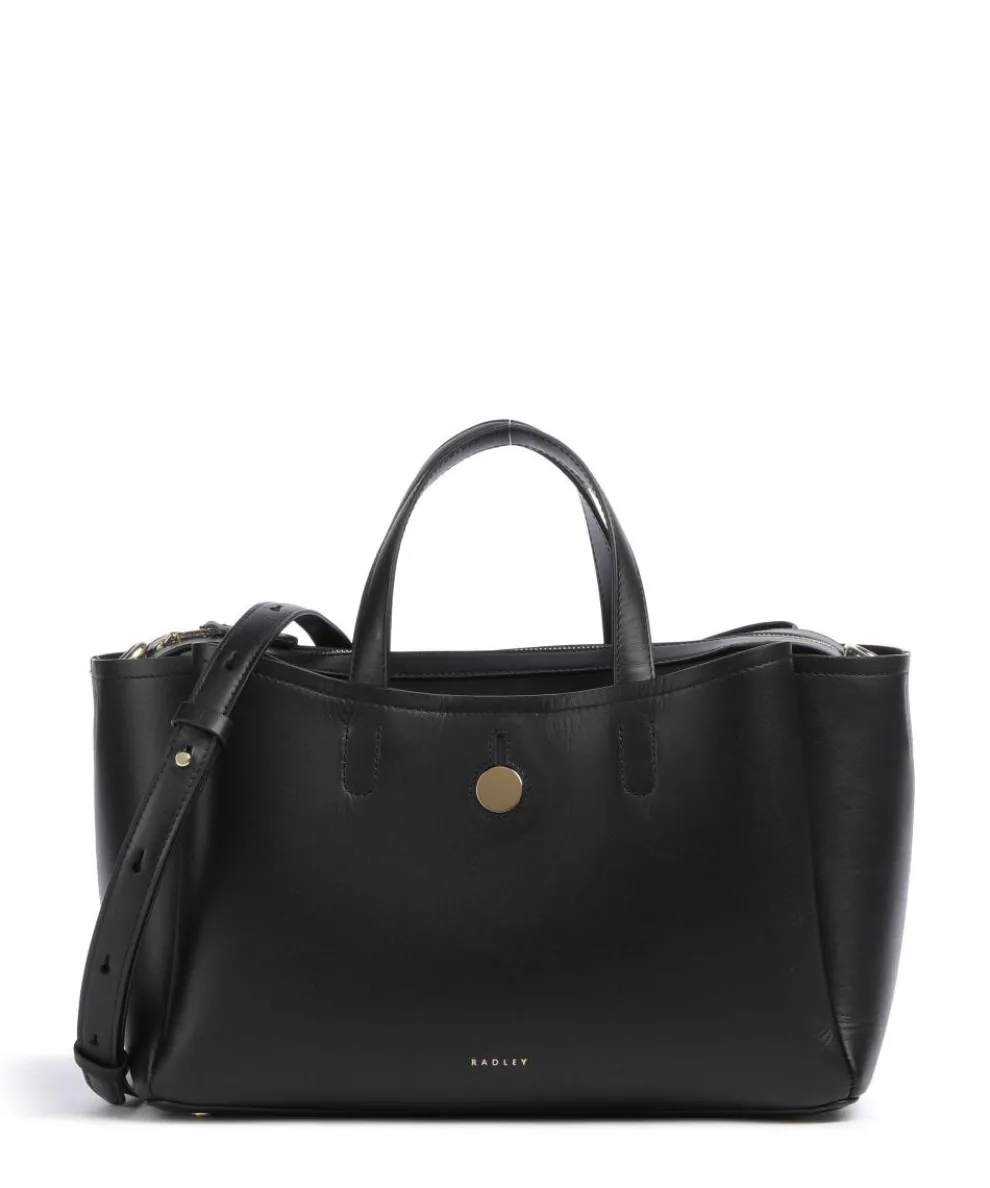 Bathurst Mews Handtasche fein genarbtes Rindsleder schwarz