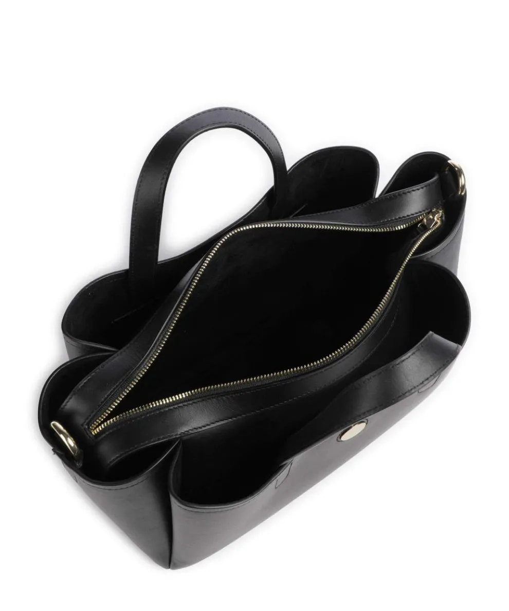 Bathurst Mews Handtasche fein genarbtes Rindsleder schwarz