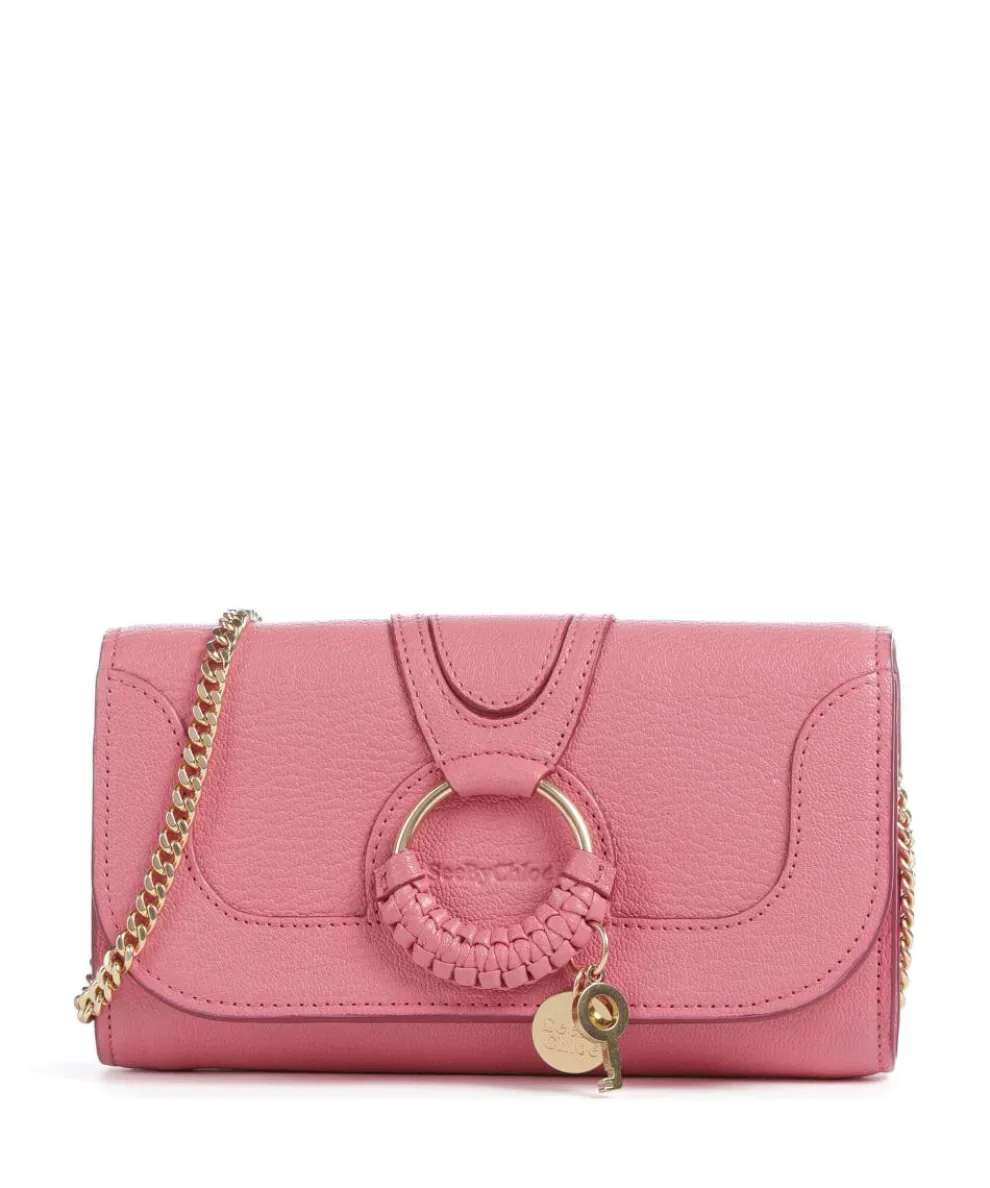 Hana Umhängetasche genarbtes Ziegenleder pink