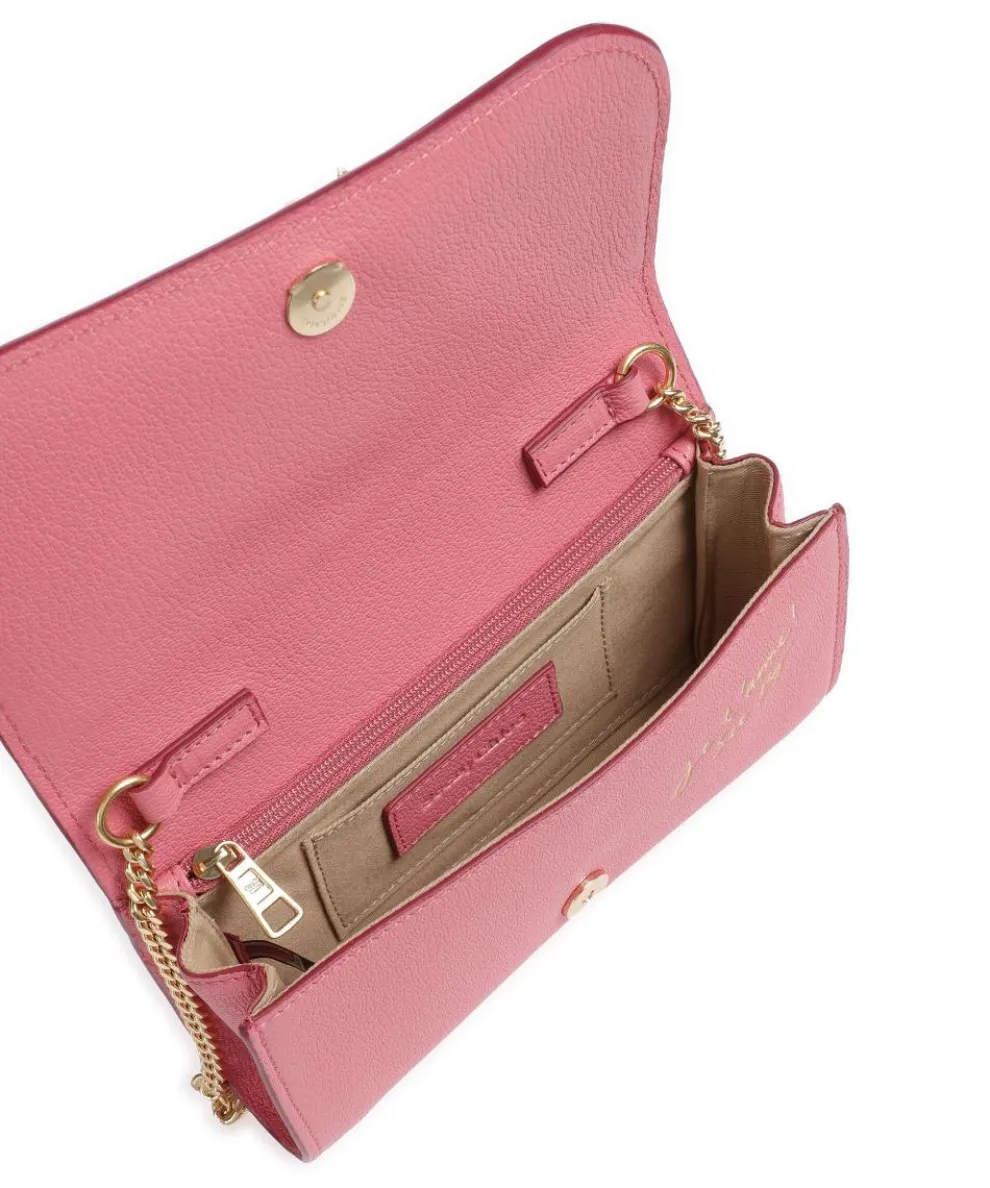 Hana Umhängetasche genarbtes Ziegenleder pink