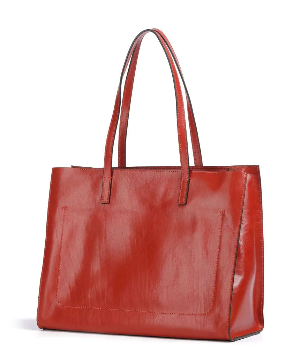 Mirra Shopper Rindsleder orange