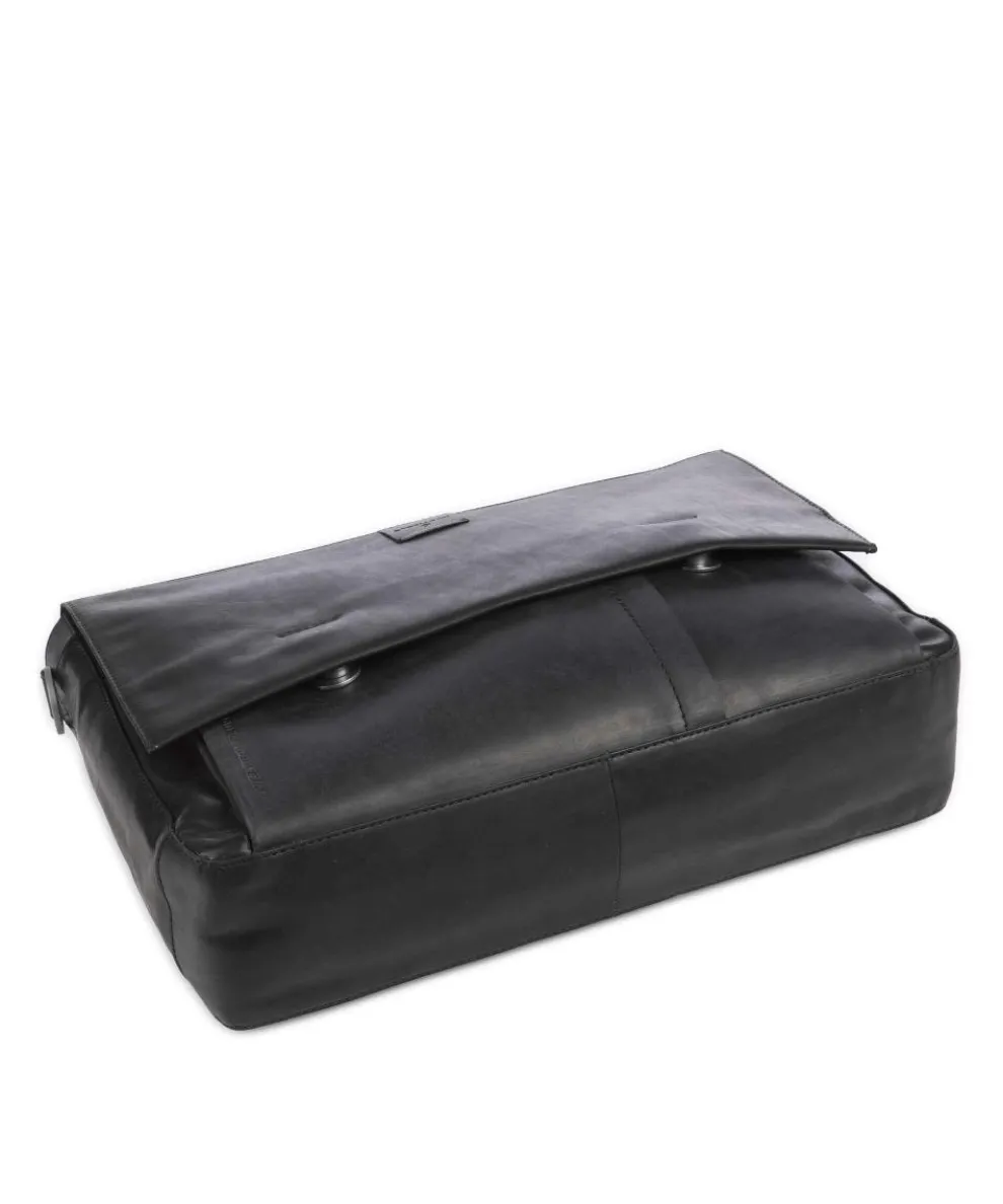 Brick Lane Jim Aktentasche 15″ Leder schwarz