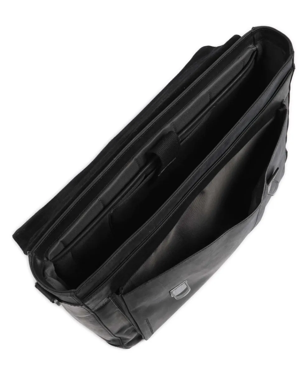 Brick Lane Jim Aktentasche 15″ Leder schwarz