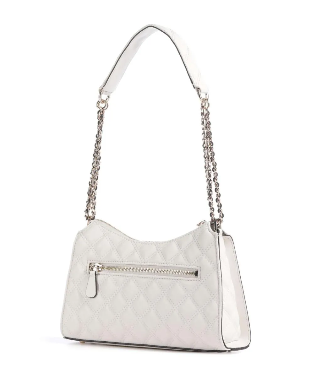 Giully Schultertasche Lederimitat elfenbein