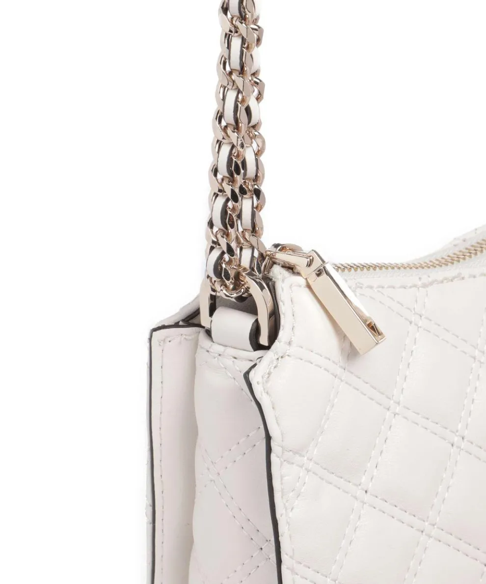 Giully Schultertasche Lederimitat elfenbein