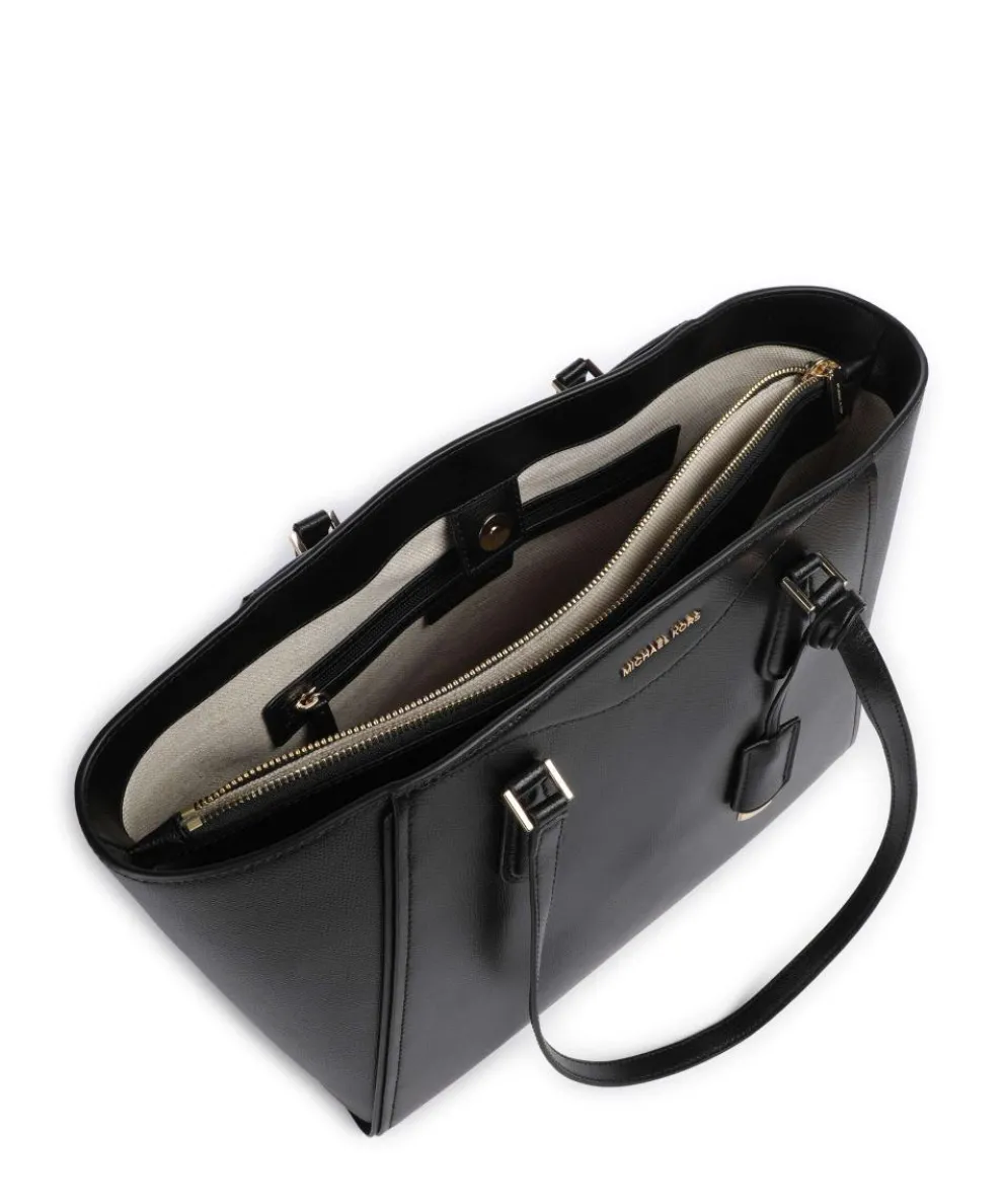 Taryn Shopper fein genarbtes Rindsleder schwarz