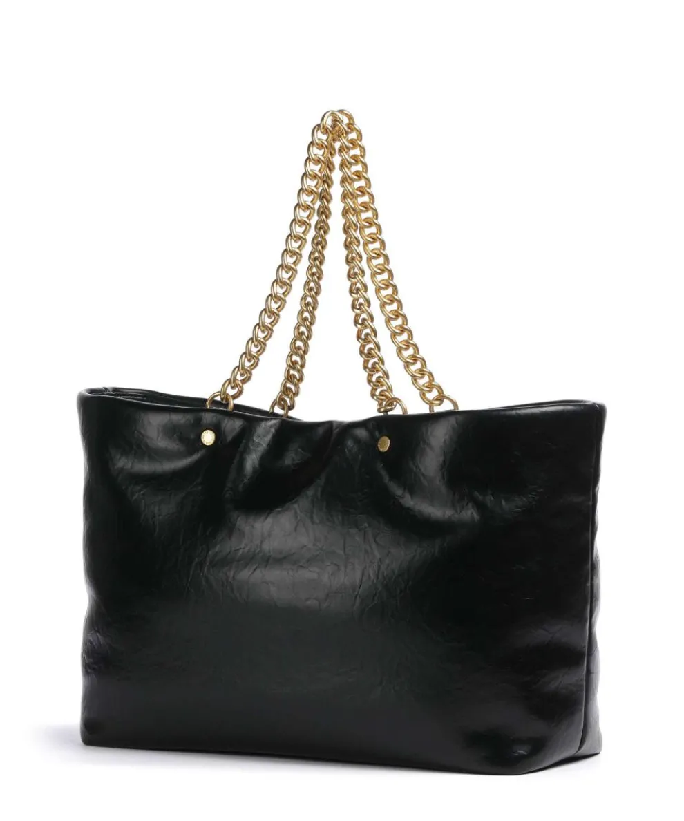 Lapuffy Shopper Lederimitat schwarz